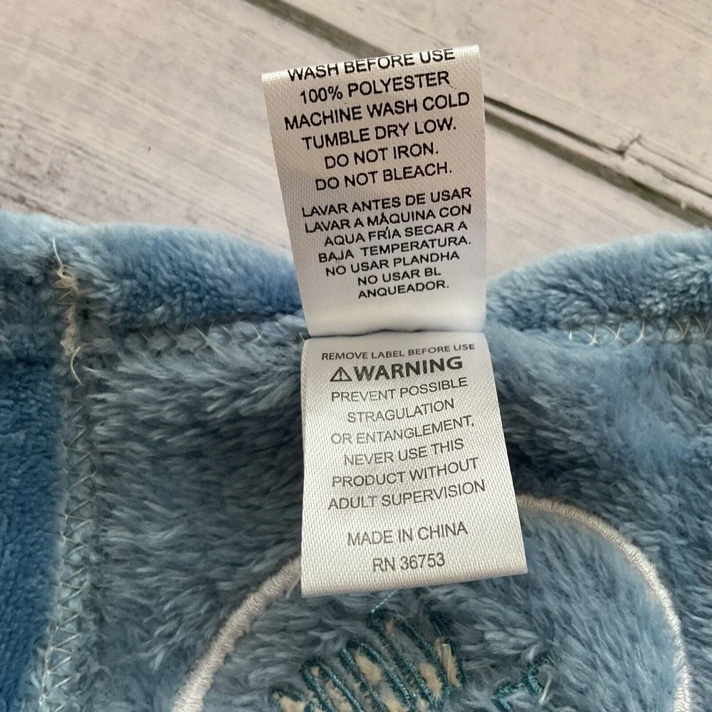 Snuggle Buddy Sloth Lovey Plush Baby Security Blanket Blue